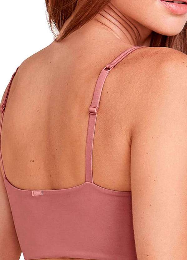 Hope - Top sem Aro com Bojo Removível Hope 2186 Rln-Rosa-Collant 3