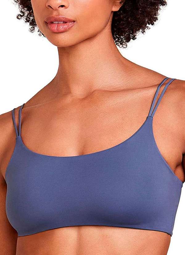 Hope - Top sem Aro com Bojo Removível Hope 2186 Api-Azul-Pérsia