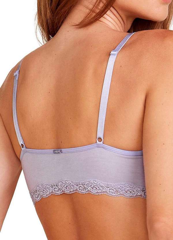 Hope - Top sem Aro com Bojo Removível  Hope L 2732 Lmr-Lilás-Mantra 2