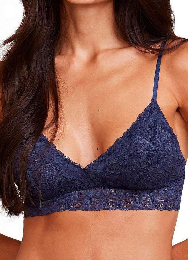 Hope - Top sem Aro com Bojo Removível Hope L12273 Aus-Azul-Blues