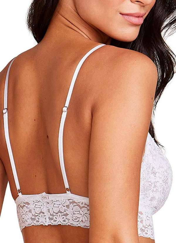 Hope - Top sem Aro com Bojo Removível Hope L12273 Bnp-Branco-Com-Prata 2