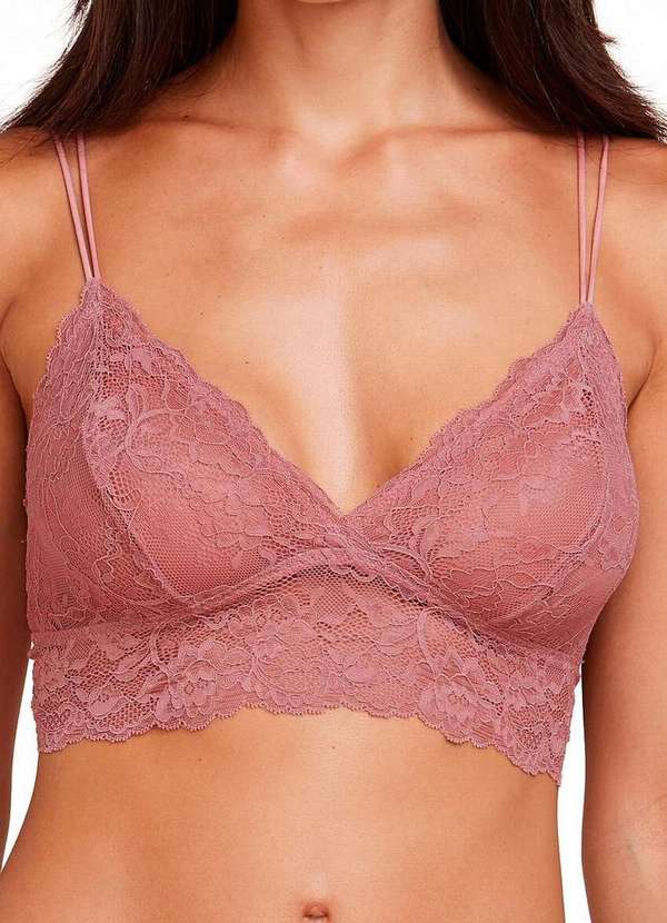 Hope - Top sem Aro com Bojo Removível Hope L22550 Rln-Rosa-Collant