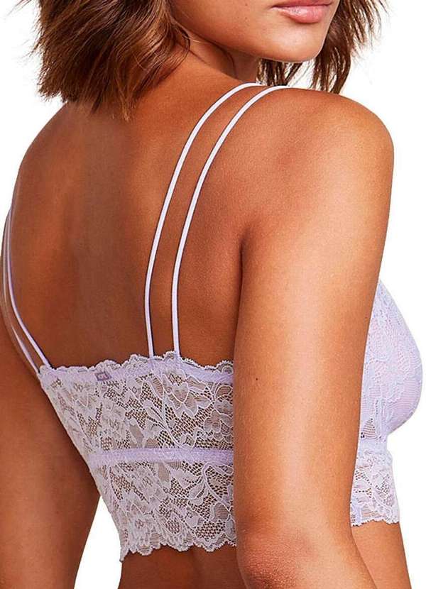 Hope - Top sem Aro com Bojo Removível Hope L22550 Lmr-Lilás-Mantra 2