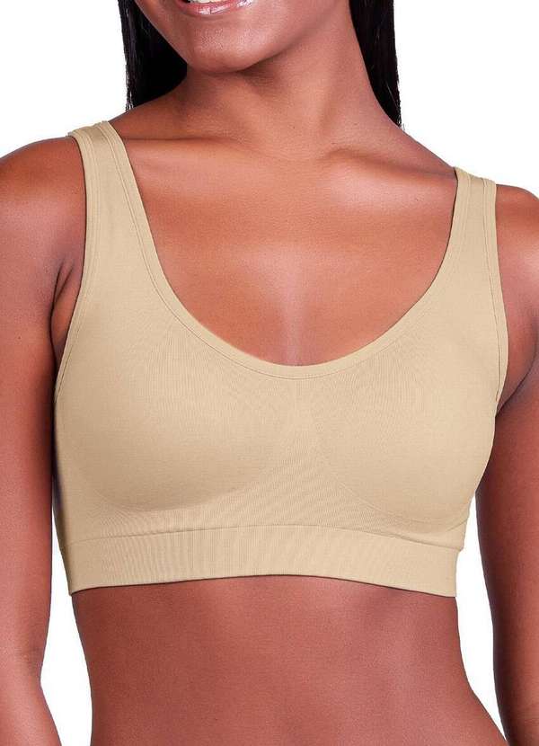 Lupo - Top sem Aro com Bojo Removível Loba 41902-001 Taça B 6140-Natural 2