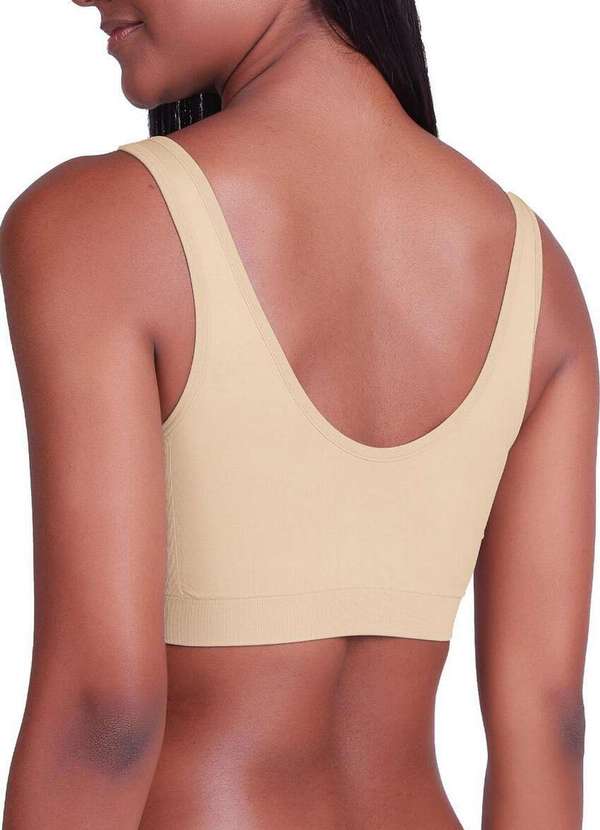 Lupo - Top sem Aro com Bojo Removível Loba 41902-001 Taça B 6140-Natural 3