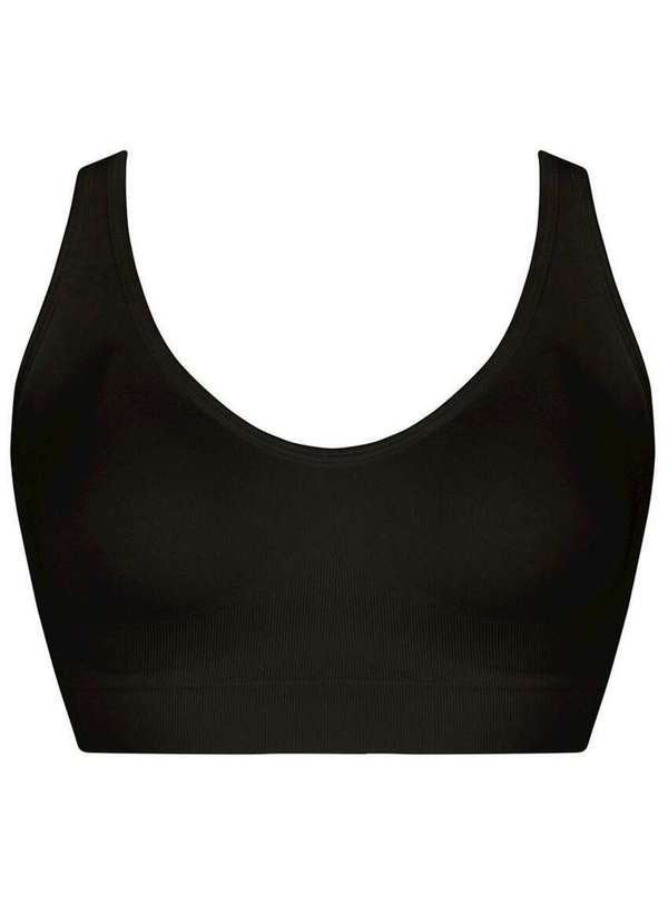 Lupo - Top sem Aro com Bojo Removível Loba 41902-001 Taça B 9990-Preto 4