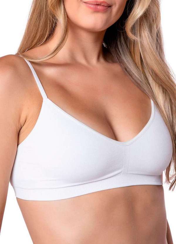 Trifil - Top sem Aro com Bojo Removível Trifil 4270 0001-Branco