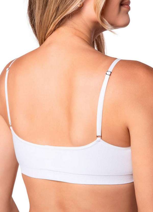 Trifil - Top sem Aro com Bojo Removível Trifil 4270 0001-Branco 2