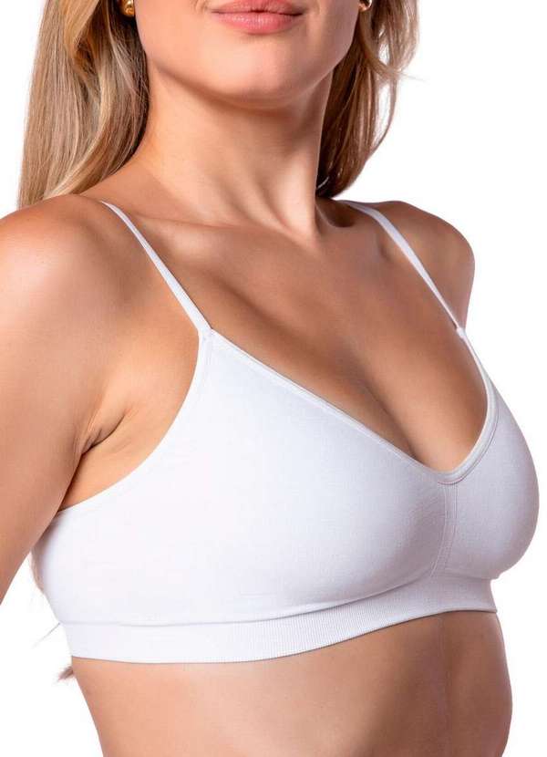 Trifil - Top sem Aro com Bojo Removível Trifil 4270 0001-Branco 3