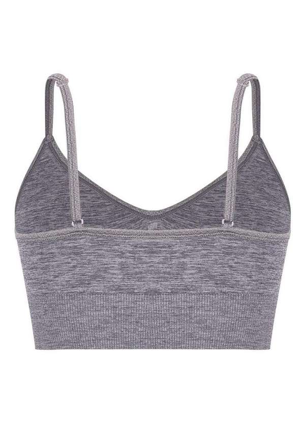 Trifil - Top sem Aro com Bojo Removível Trifil 4274 T630-Cinza-Mescla 2