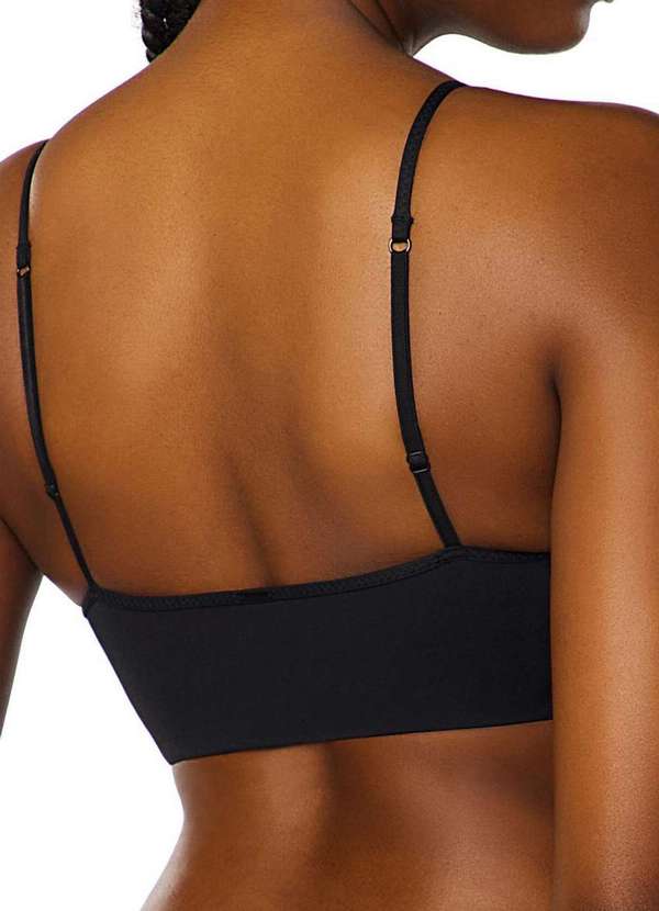 Valisere - Top sem Aro com Bojo Removível Valisere 24256.5 71-Preto 2