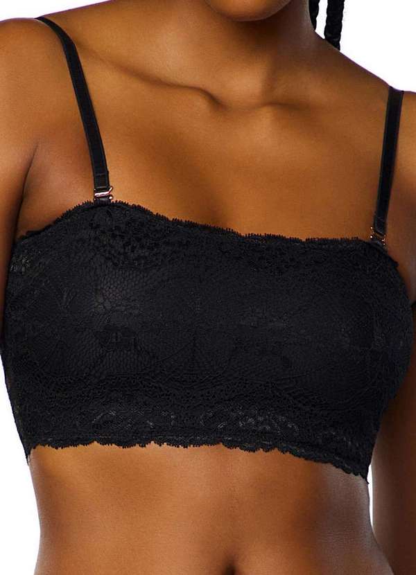 Valisere - Top sem Aro e sem Bojo Valisere 24199.5 71-Preto