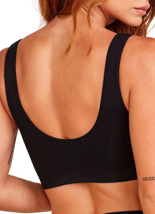 Hope - Top sem Aro com Bojo Removível Hope S21120 Pt0-Preto 2