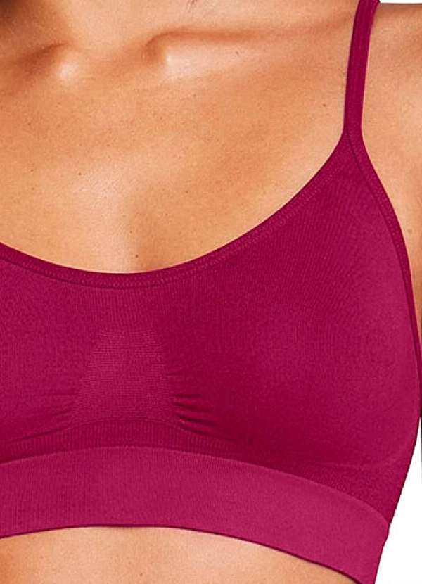 Hope - Top sem Aro e sem Bojo Hope S21020 Cer-Cereja 3