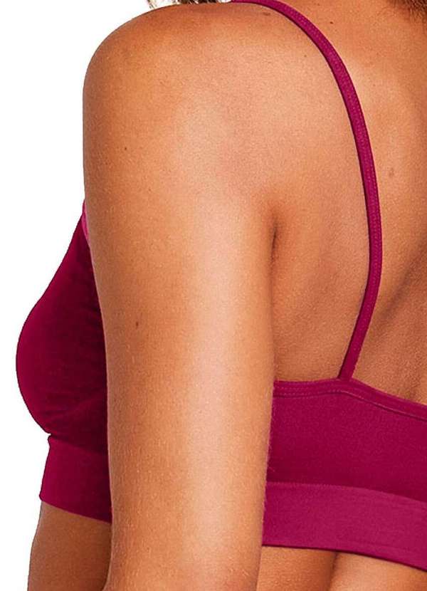 Hope - Top sem Aro e sem Bojo Hope S21020 Cer-Cereja 4