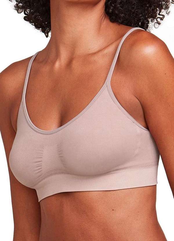 Hope - Top sem Aro e sem Bojo Hope S21020 Cil-Cinza-Luar