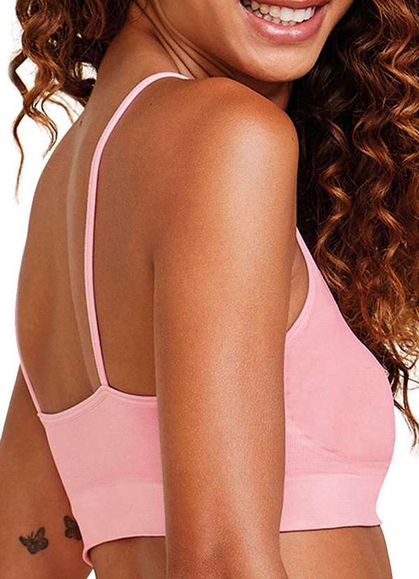 Hope - Top sem Aro e sem Bojo Hope S21020 Rad-Rosa-Algodão 2