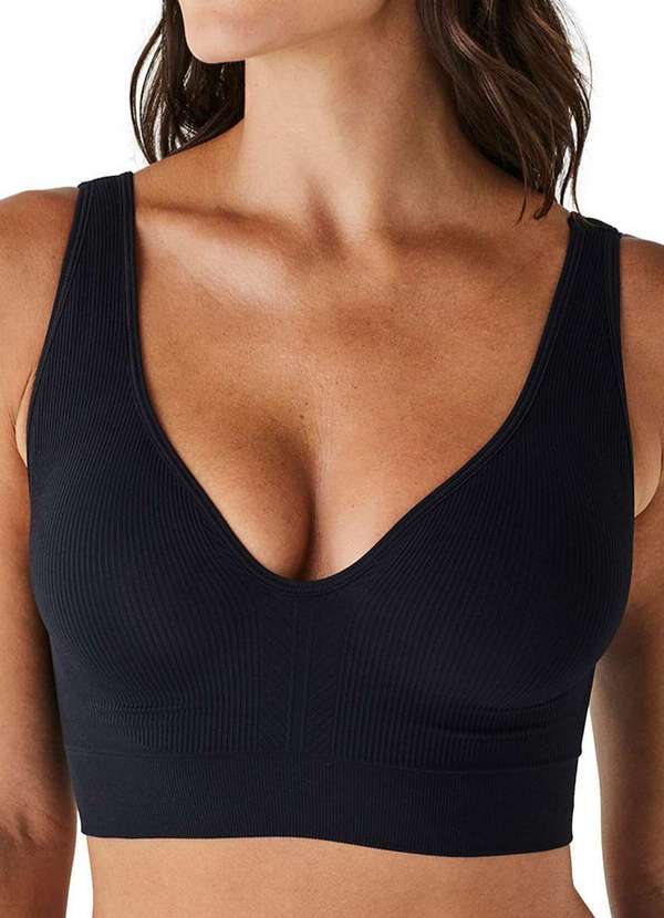 Liz - Top sem Aro e sem Bojo Liz 71303 381-Super-Black