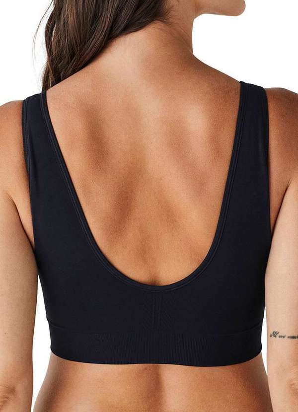 Liz - Top sem Aro e sem Bojo Liz 71303 381-Super-Black 2