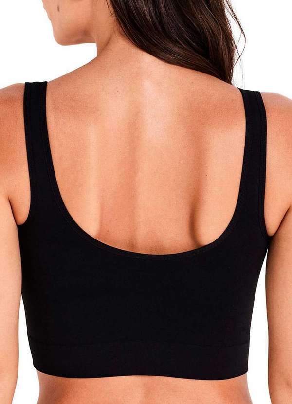 Liz - Top sem Aro e sem Bojo Liz 71936 381-Super-Black 2