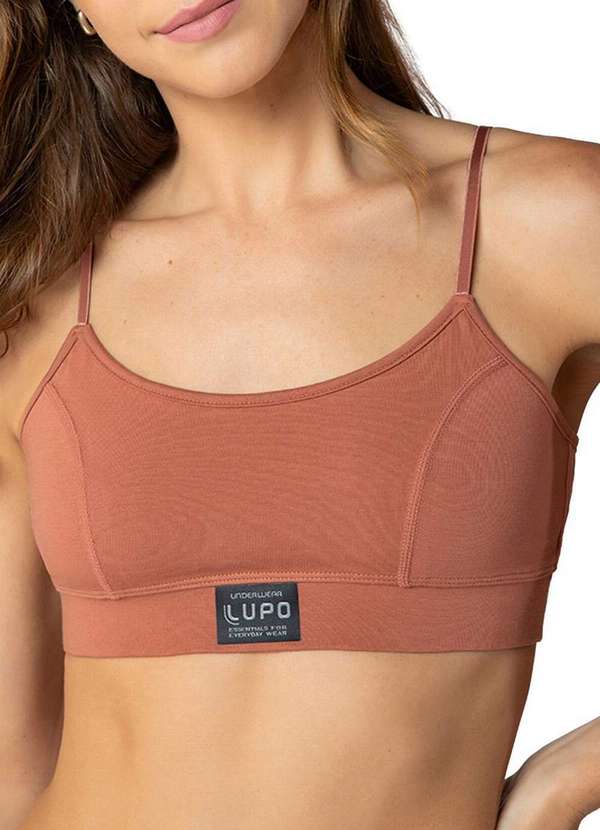 Lupo - Top sem Aro e sem Bojo Loba 43027-001 6360-Nude-Bronze
