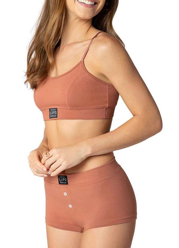 Lupo - Top sem Aro e sem Bojo Loba 43027-001 6360-Nude-Bronze 4