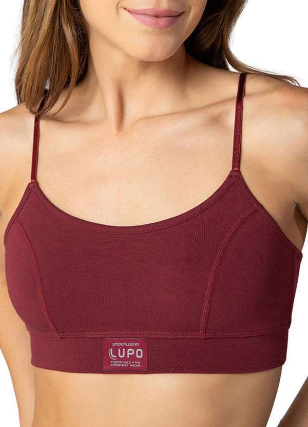 Lupo - Top sem Aro e sem Bojo Loba 43027-001 5903-Marsala