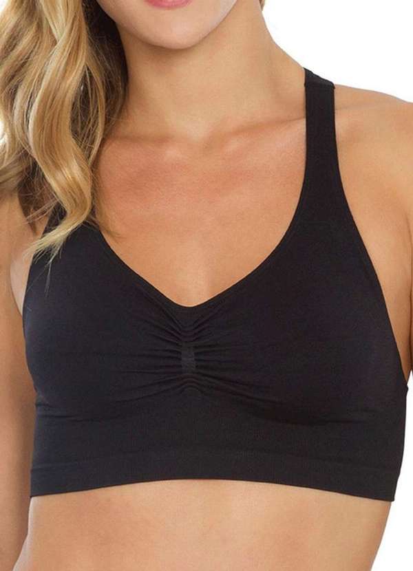 Plié - Top sem Aro e sem Bojo Plie 50113 35-Preto
