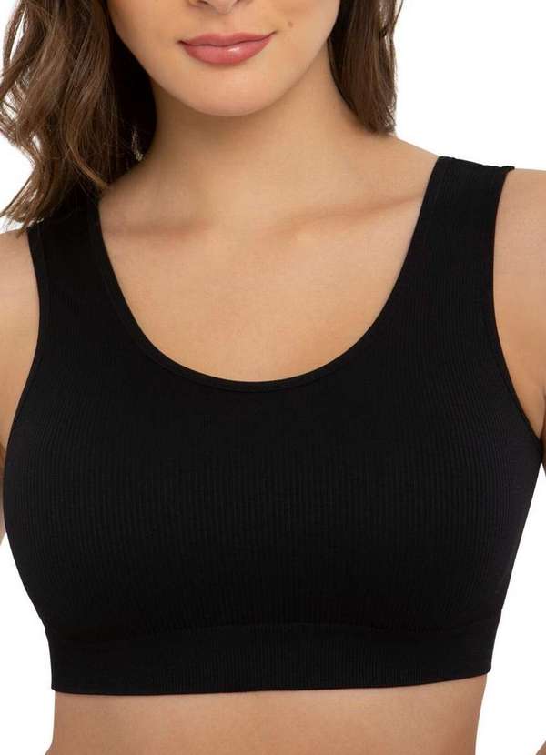 Trifil - Top sem Aro e sem Bojo Trifil 4011 0008-Preto