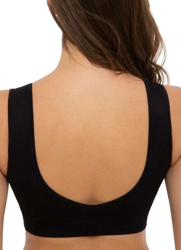 Trifil - Top sem Aro e sem Bojo Trifil 4011 0008-Preto 2