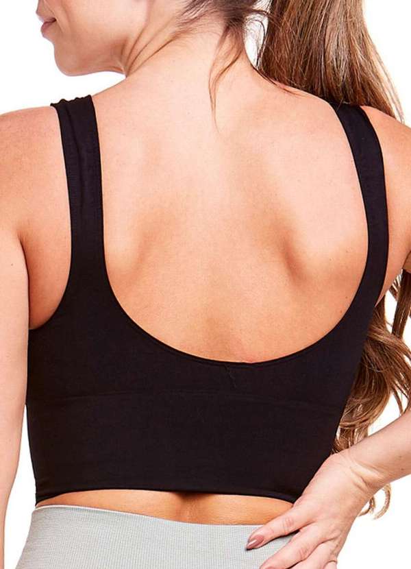 Trifil - Top sem Aro e sem Bojo Trifil 4085 0008-Preto 2