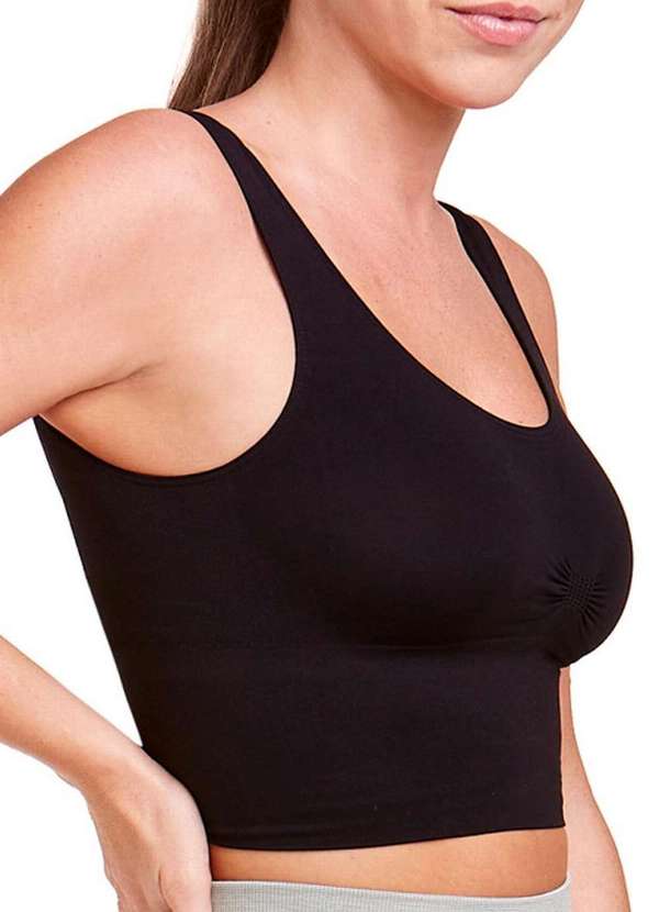 Trifil - Top sem Aro e sem Bojo Trifil 4085 0008-Preto 3