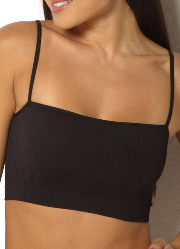 Trifil - Top sem Aro e sem Bojo Trifil 4094 0008-Preto