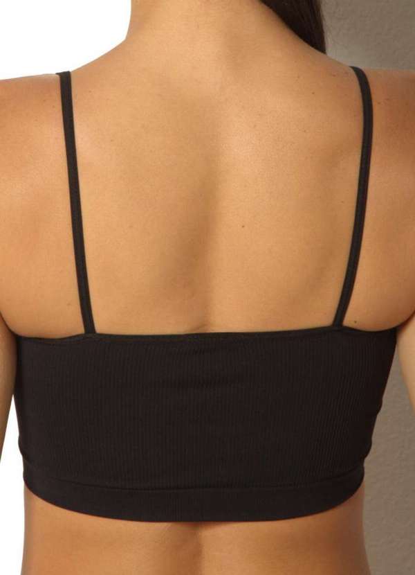 Trifil - Top sem Aro e sem Bojo Trifil 4094 0008-Preto 2