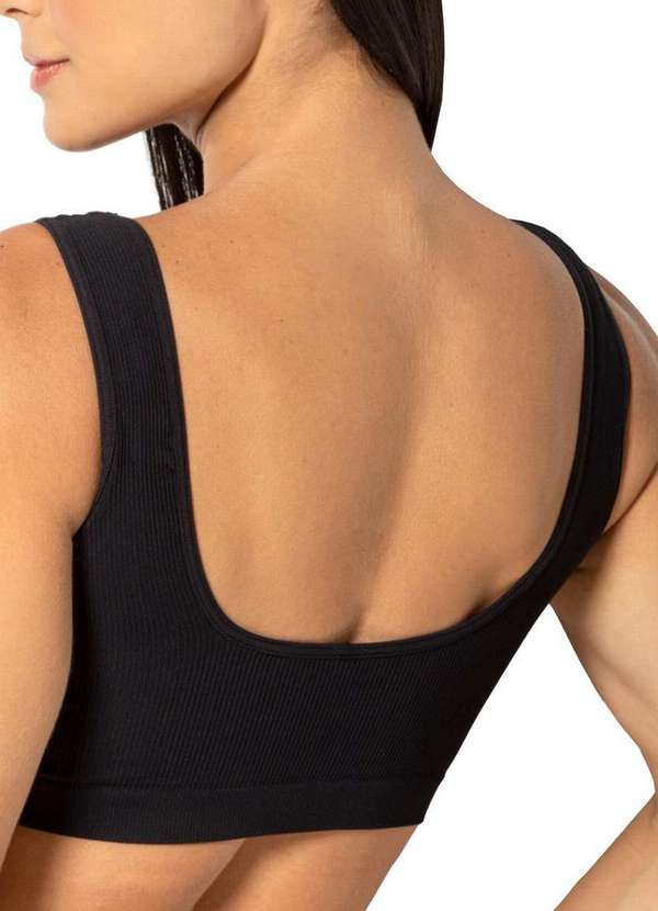 Trifil - Top sem Aro e sem Bojo Trifil 4096 0008-Preto 2