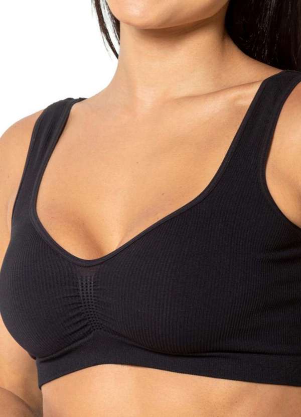 Trifil - Top sem Aro e sem Bojo Trifil 4096 0008-Preto 3