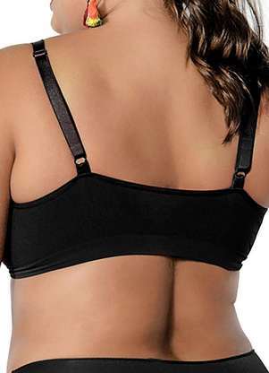 Top sem Aro e sem Bojo Ultraleve Demillus 61146 Plus Size - DEMILLUS