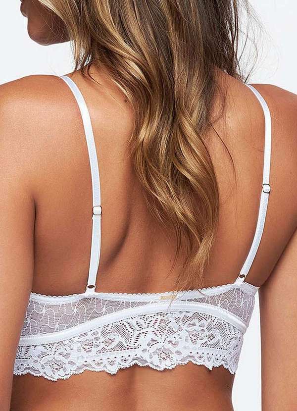 Valisere - Top sem Aro e sem Bojo Valisere 30583 09-Branco 2