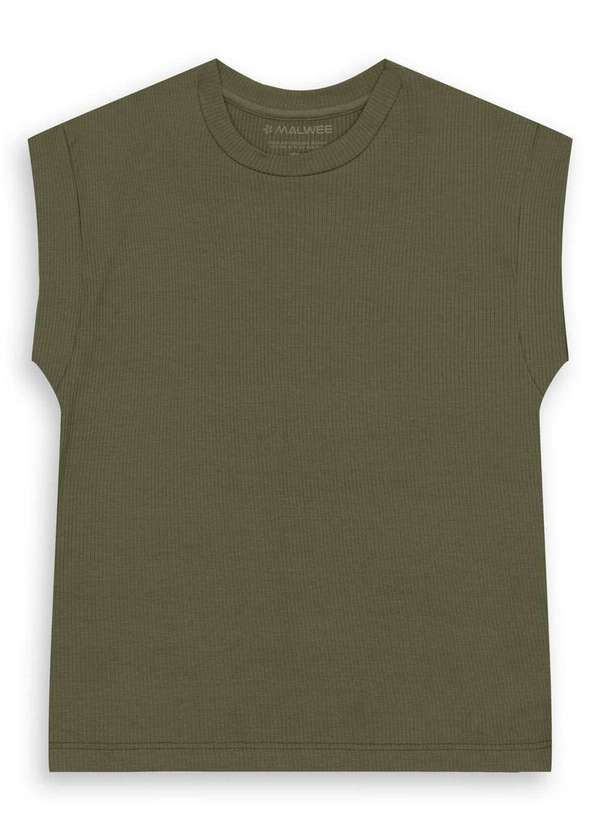 Malwee - Blusa Feminina Ampla Malwee 1000131501 00033-Verde-Escuro