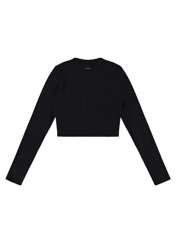 Enfim - Blusa Feminina Cropped Enfim 1000117332 00004-Preto 2