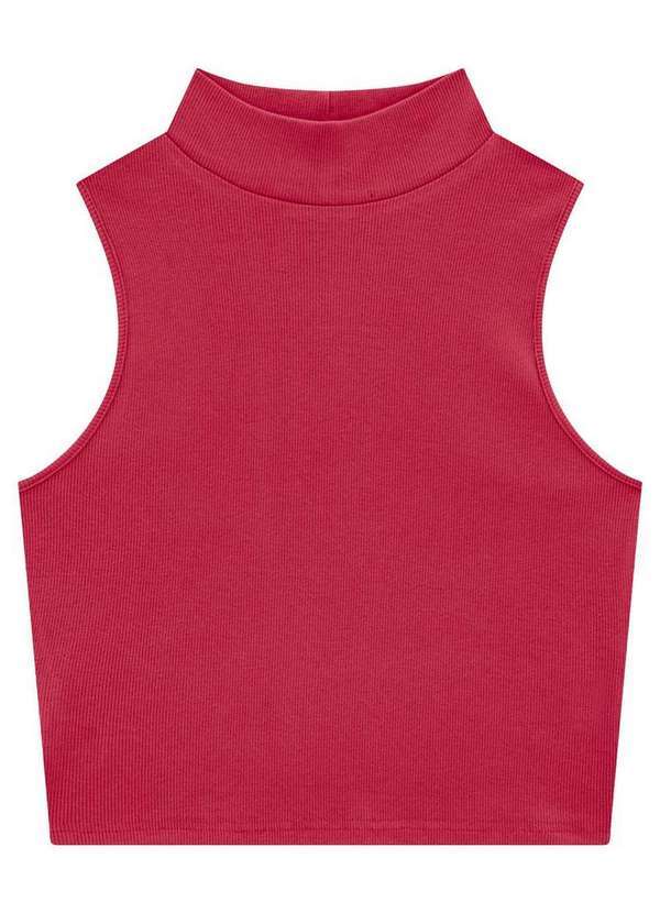 Enfim - Blusa Feminina Cropped Enfim 1000125323 01194-Vermelho 2