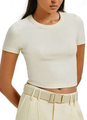 Blusa Feminina Cropped Hering 4f8l - HERING
