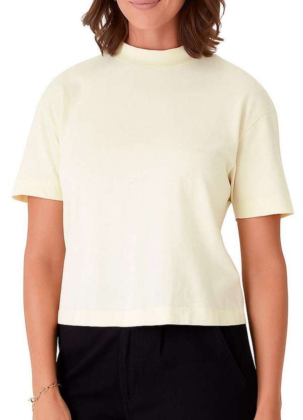 Malwee - Blusa Feminina Cropped Malwee 1000128703 00383-Off-White