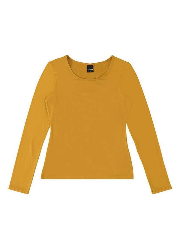 Enfim - Blusa Feminina Justa Enfim 1000065571 00397-Mostarda 3