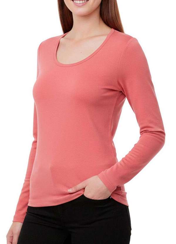 Enfim - Blusa Feminina Justa Enfim 1000065571 01685-Rosa