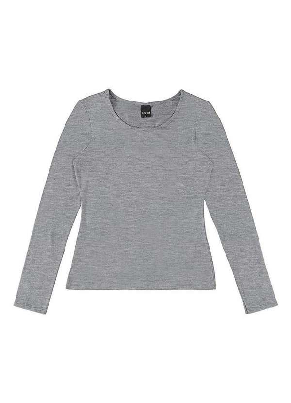 Enfim - Blusa Feminina Justa Enfim 1000065571 50000-Cinza-Mescla 2