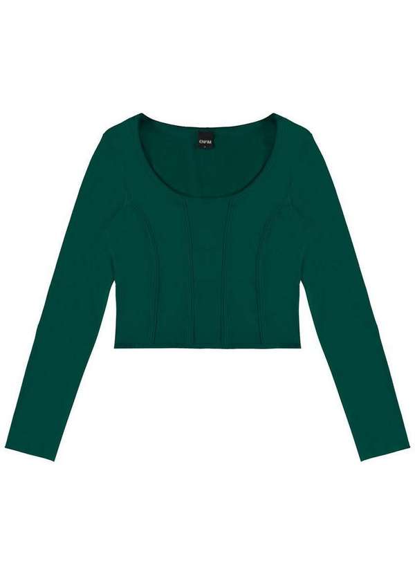 Enfim - Blusa Feminina Enfim 1000117291 70020-Verde 2