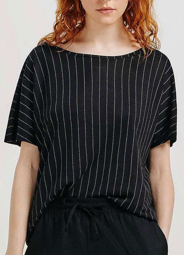 Hering - Blusa Feminina Hering 4djt 14q-Preto