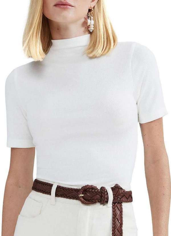 Hering - Blusa Feminina Hering 4ezv Nm2-Bege-Mescla