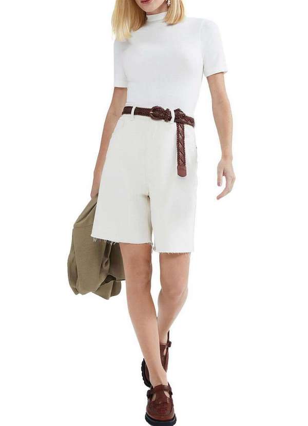 Hering - Blusa Feminina Hering 4ezv Nm2-Bege-Mescla 4